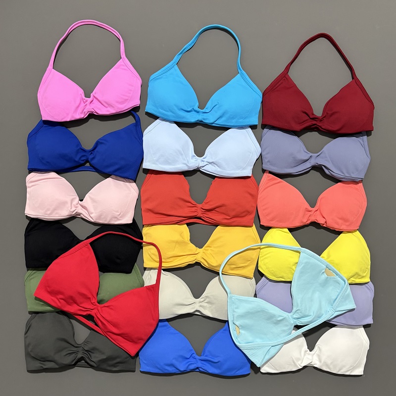 Crossfit Yoga - Sujetador deportivo con tiras para mujer,