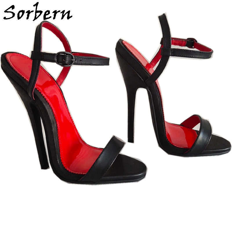 Crossfit Guy - Sorbern, sandalias sexis de cuero genuino,
