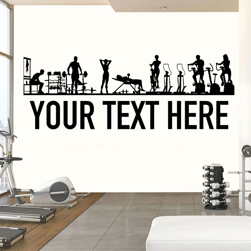 Crossfit Workout With Equipment - Calcomanías de pared para personas y