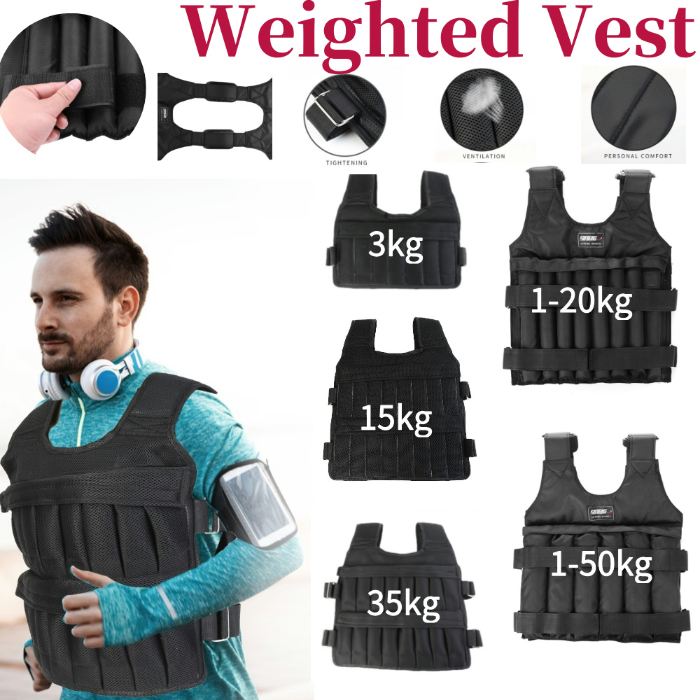 Crossfit Vest - Chaleco de Peso Ajustable para Entrenamiento