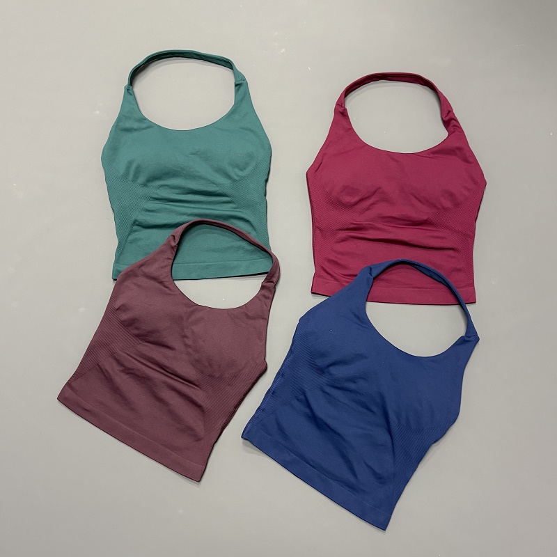 Crossfit Yoga - Top Deportivo Halter para Mujer, Sin