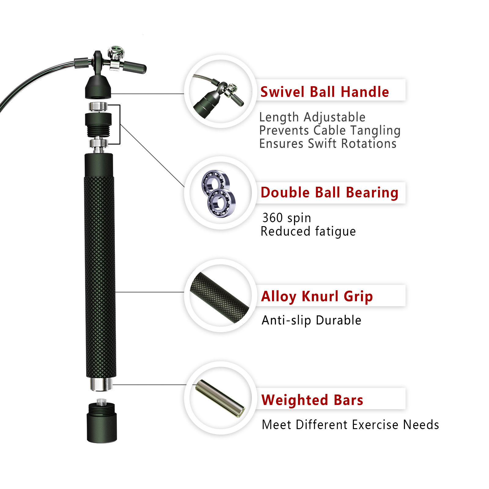 Crossfit cuerda para saltar po - Crossfit Workout With Equipment reseña y precio