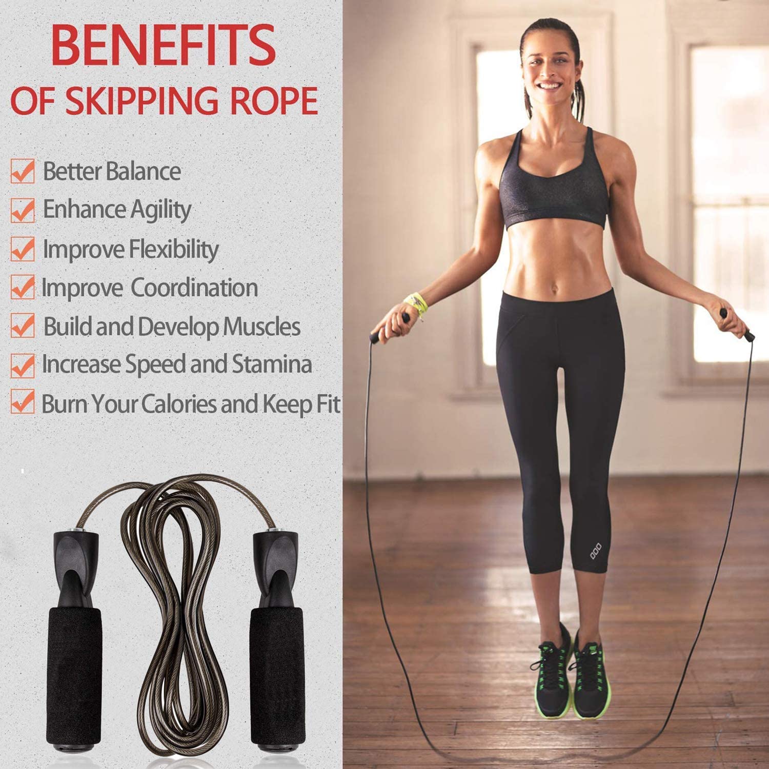 Cuerda para saltar Crossfit pr - Crossfit No Equipment reseña y precio