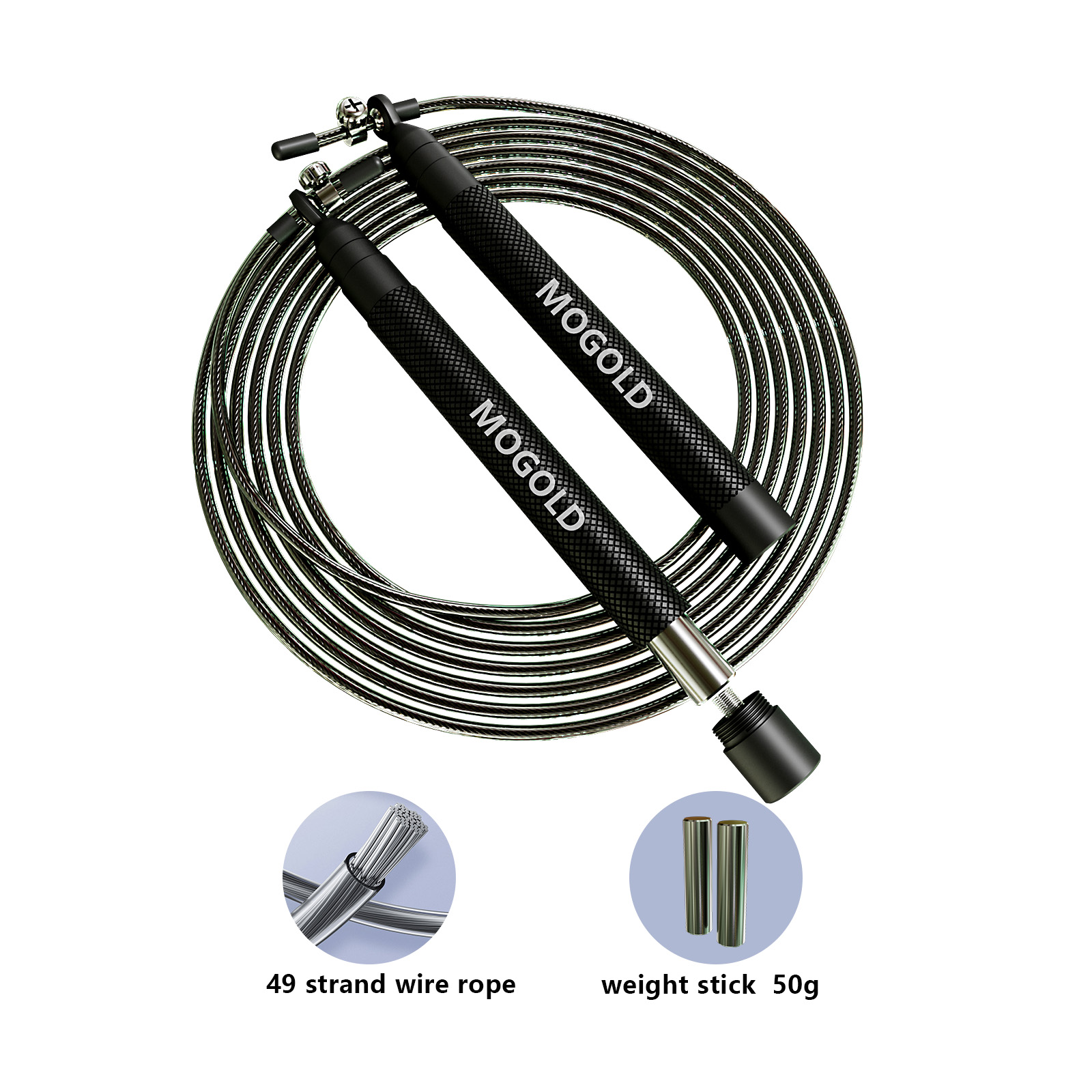 Cuerda de Saltar con Peso para - Crossfit No Equipment reseña y precio
