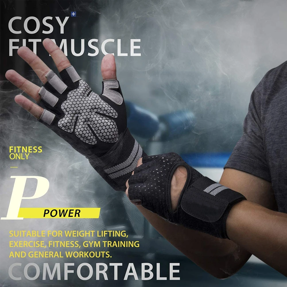 1 par de guantes de gimnasio d - Crossfit Workout With Equipment reseña y precio